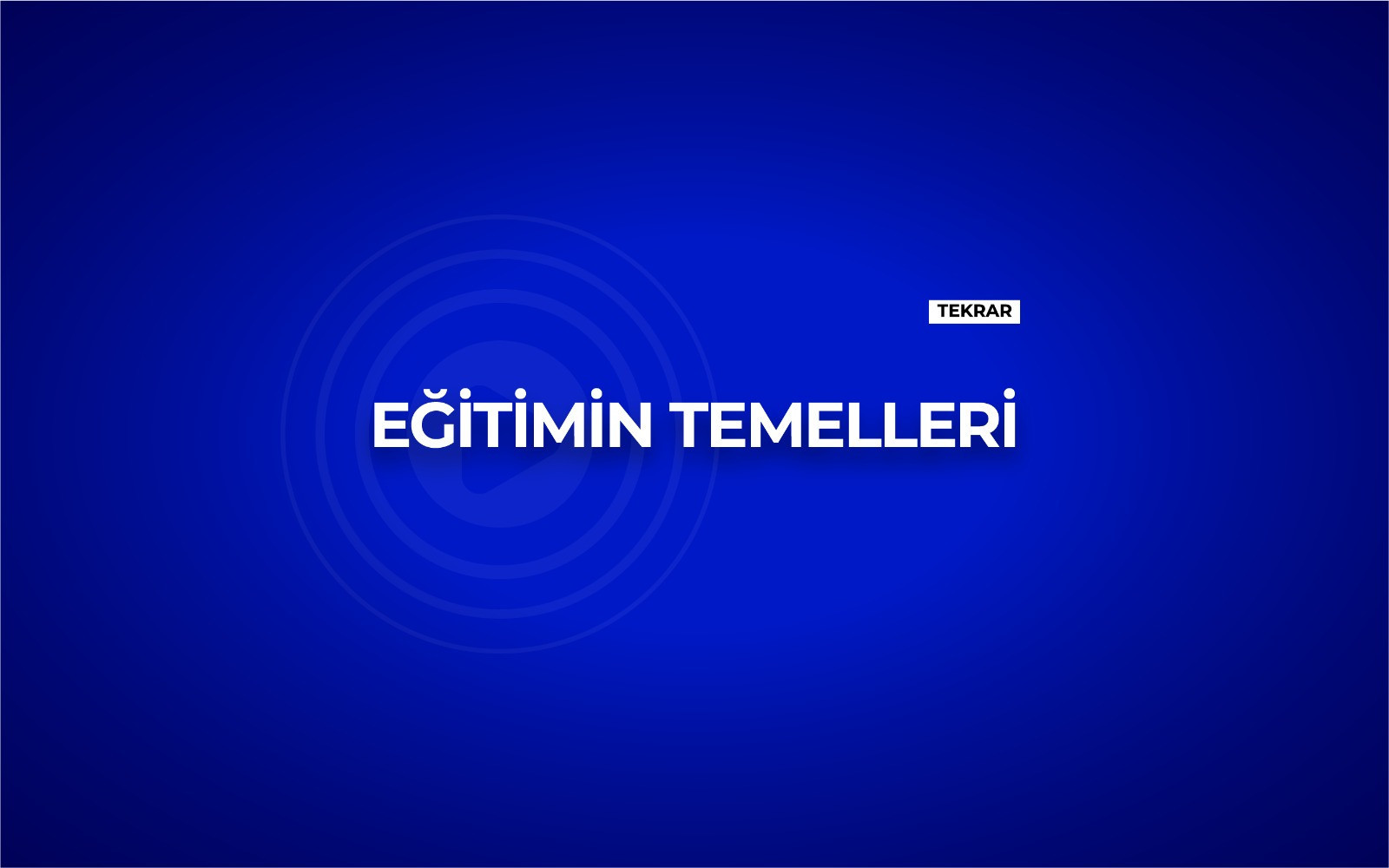 Eğitimin